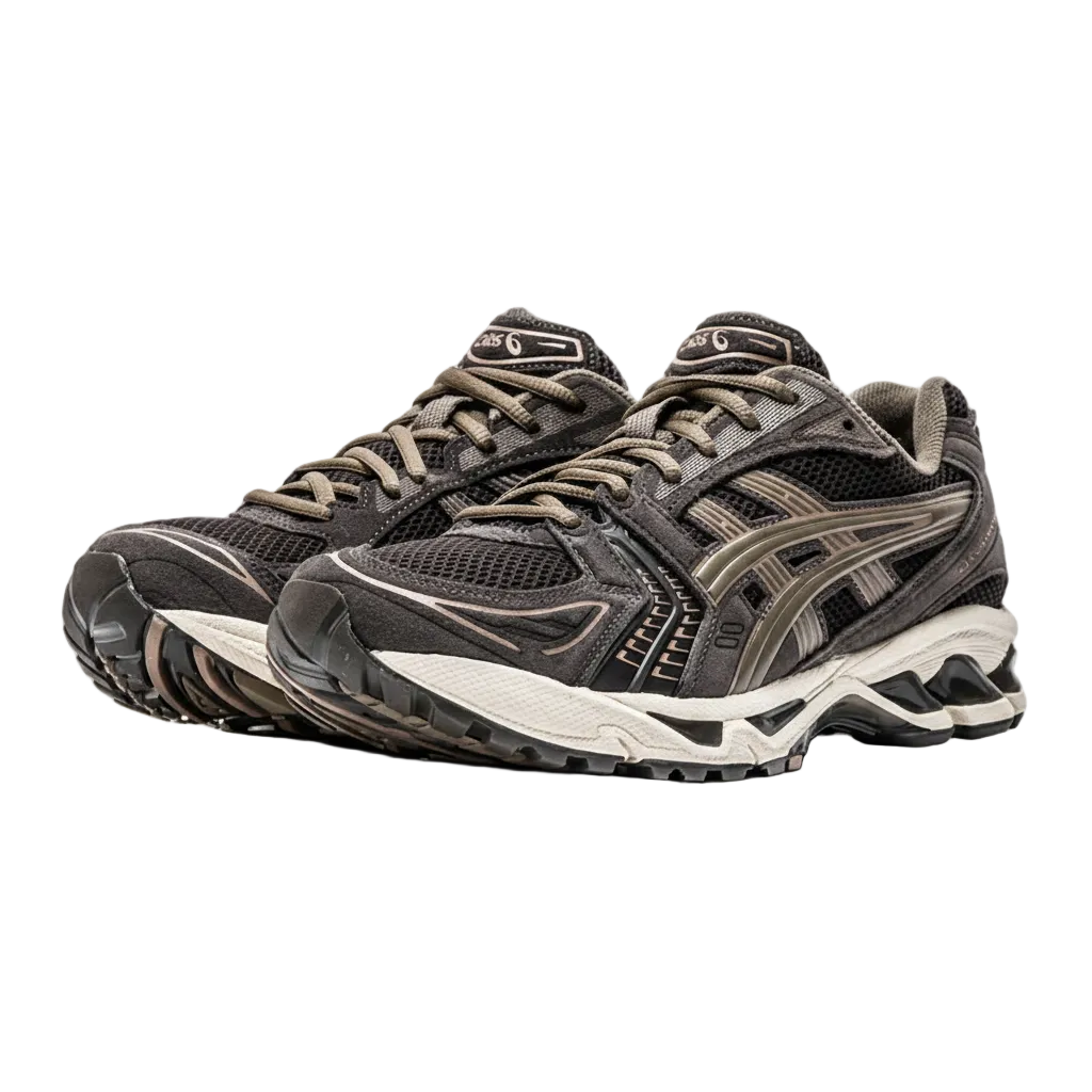 Asics Gel Kayano 14 Sepia Dark Taupe Schuhe Vorderansicht